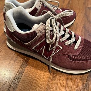 New Balance. maroon. size 7. women